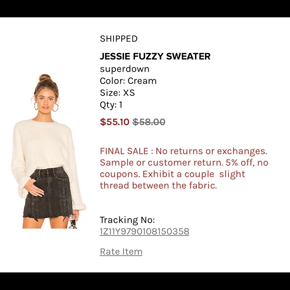 Jessie Fuzzy Sweater